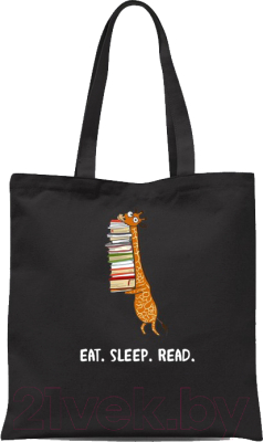 

Сумка-шоппер Free Art, Eat Sleep Read