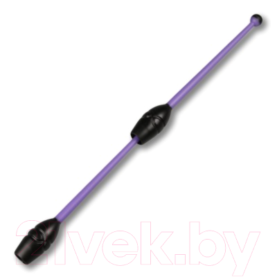 Булавы для художественной гимнастики Indigo IN018 (фиолетовый/черный)