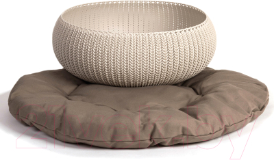 Лежанка для животных Curver Knit Cozy Pet Bed-Foggry