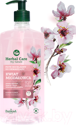 Мицеллярная вода Farmona Herbal Care цветок миндаля очищающая (400мл)