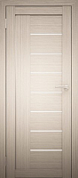Дверь межкомнатная Юни Амати 07 60x200 (дуб беленый/стекло белое) - 