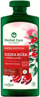 Гель для душа Farmona Herbal Care Шиповник и масло периллы питательный (500мл)