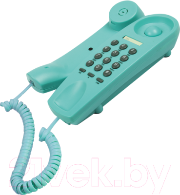 Проводной телефон Ritmix RT-005 (голубой)