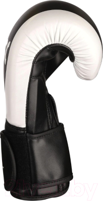 Боксерские перчатки RSC Power Pu Flex SB-01-135 (р-р 10, черный/белый)