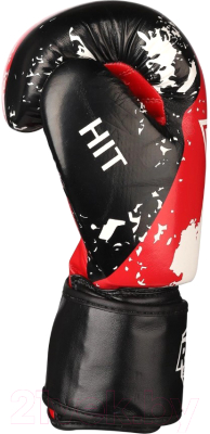 Боксерские перчатки RSC Hit Pu SB-01-146 (р-р 10, белый/красный/синий)