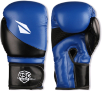 Боксерские перчатки RSC Pu Flex Bf BX 023 (р-р 8, синий/черный) - 