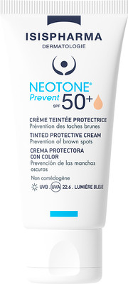 Крем для лица ISISPHARMA Neotone Prevent SPF50+ тон light  (30мл) - 