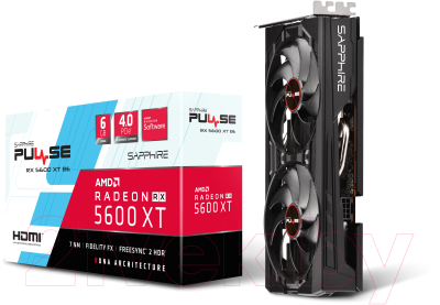 Видеокарта Sapphire Pulse Radeon RX 5600 XT BE 6G GDDR6 (11296-05-20G)