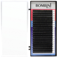 

Ресницы для наращивания Bombini, Микс D+ 0.12 9-12