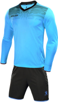 Футбольная форма Kelme Goalkeeper L/S Suit / 3871007-4007 (S, голубой) - 