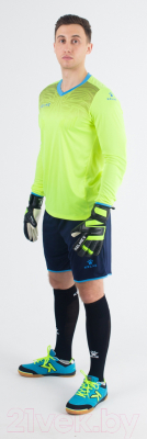 Футбольная форма Kelme Goalkeeper L/S Suit / 3871007-930 (XL, салатовый)
