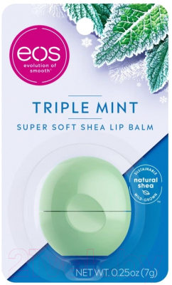 Бальзам для губ Eos Cosmetics Triple Mint (7г)