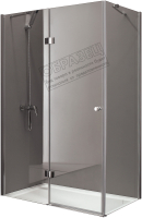 

Душевой уголок Cezares, VERONA-W-AH-1-120/100-P-Cr-L
