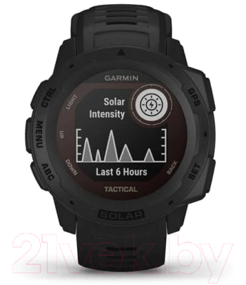 Умные часы Garmin Instinct Solar Tactical / 010-02293-03 (черный)