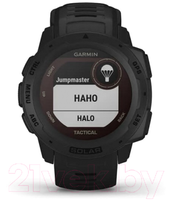 Умные часы Garmin Instinct Solar Tactical / 010-02293-03 (черный)