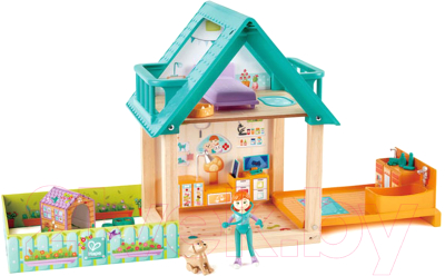Кукольный домик Hape Ветеринарная клиника / E3408-HP