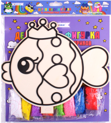 Набор для творчества Darvish Деревянная фигурка из разноцветных шариков / DV-9504