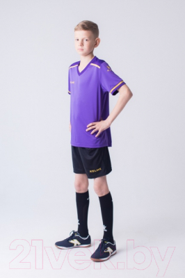 Футбольная форма Kelme S/S Football Set Kid / 3873001-510 (140, фиолетовый)