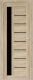 Дверь межкомнатная Юни Бона 04 60x200 (дуб сонома/стекло черное) - 