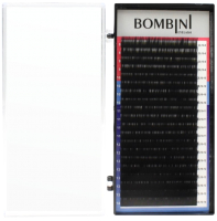 

Ресницы для наращивания Bombini, Микс L+ 0.07 7-14