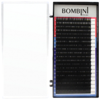 Ресницы для наращивания Bombini Микс L-0.07 7-14 (20 линий) - 