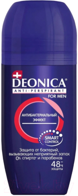 Антиперспирант шариковый Deonica For Men Антибактериальный эффект (50мл)