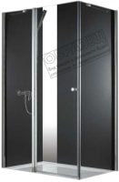 

Душевой уголок Cezares, ELENA-W-AH-1-120/100-P-Cr-L