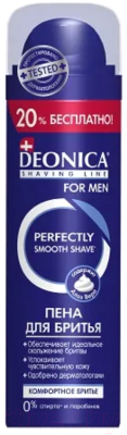 Пена для бритья Deonica For Men Комфортное бритье (240мл)