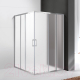 Миниатюра изображения товара Душевой уголок Cezares MOLVENO-A-22-90+30-P-Cr