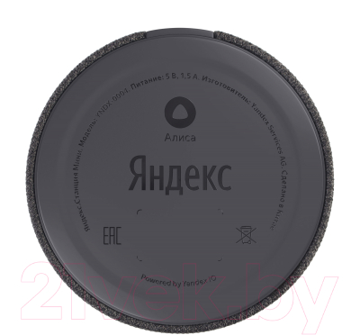 Умная колонка Яндекс Станция Мини + Розетка Яндекс YNDX-0007B (черный)