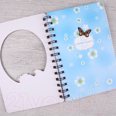 Изображение товара Блокнот Darvish 3D Цветы / DV-10296 (60л)
