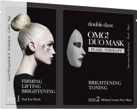 Набор косметики для лица Double Dare OMG! DUO сияние и тонизирование двухкомп. комплекс маска+патчи - 