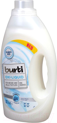 Гель для стирки Burti Liquid + Oxy универсальный (1.45л)