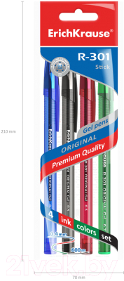Изображение товара Набор гелевых ручек Erich Krause R-301 Original Gel Stick / 45157