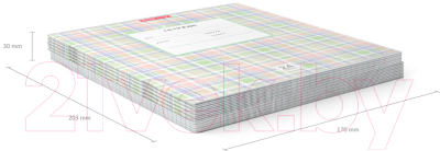 Изображение товара Тетрадь Erich Krause Новая шотландка / 42600 (24л, клетка)