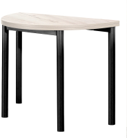 Обеденный стол Millwood Далис 3 60х120-110х76 (дуб белый Craft/металл черный) - 