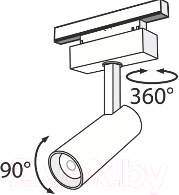Трековый светильник Maytoni Track TR019-2-10W3K-B