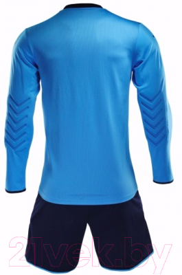Футбольная форма Kelme Goalkeeper L/S Suit Kid / 3873007-4007 (160, голубой)
