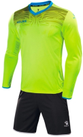 Футбольная форма Kelme Goalkeeper L/S Suit Kid / 3873007-930 (130, салатовый) - 