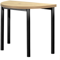 Обеденный стол Millwood Далис 3 60х120-110х76 (дуб золотой Craft металл черный) - 