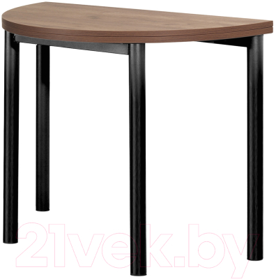 Обеденный стол Millwood Далис 3 60х120-110х76 (дуб табачный Craft/металл черный)