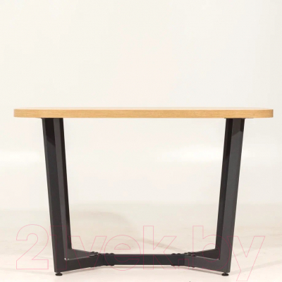 Обеденный стол Millwood Лофт Мюнхен Л 120x70x75 (дуб золотой Craft/металл черный)