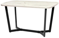 Обеденный стол Millwood Лофт Мюнхен Л 130x80x75 (дуб белый Craft/металл черный) - 