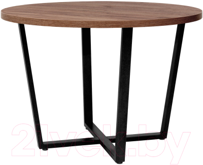 Обеденный стол Millwood Лофт Орлеан Л D110x75 (дуб табачный Craft/металл черный)
