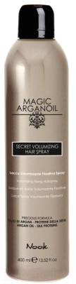 Лак для укладки волос Nook Magic Arganoil Secret Volumizing Hair Spray (400мл)