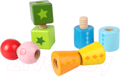 Развивающая игрушка Hape Закручивающиеся кубики / E0416-HP
