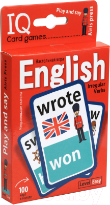 Развивающие карточки Айрис-пресс Английские неправильные глаголы / 9785811259564 (Степичев П.)
