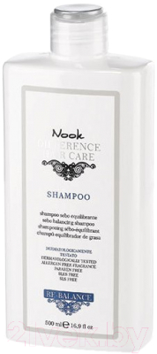 Шампунь для волос Nook Difference Hair Care Re-Balance Sebo Control (500мл)