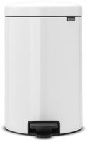 Мусорное ведро Brabantia Pedal Bin Newicon / 111846 (20л, белый) - 