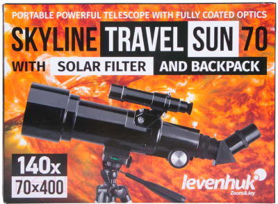 Телескоп Levenhuk Skyline Travel Sun 70 / 72481